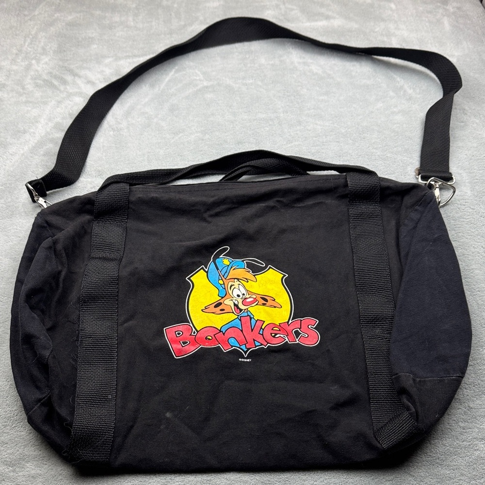 Vintage 90s Bonkers Cartoon Show Duffle Bag